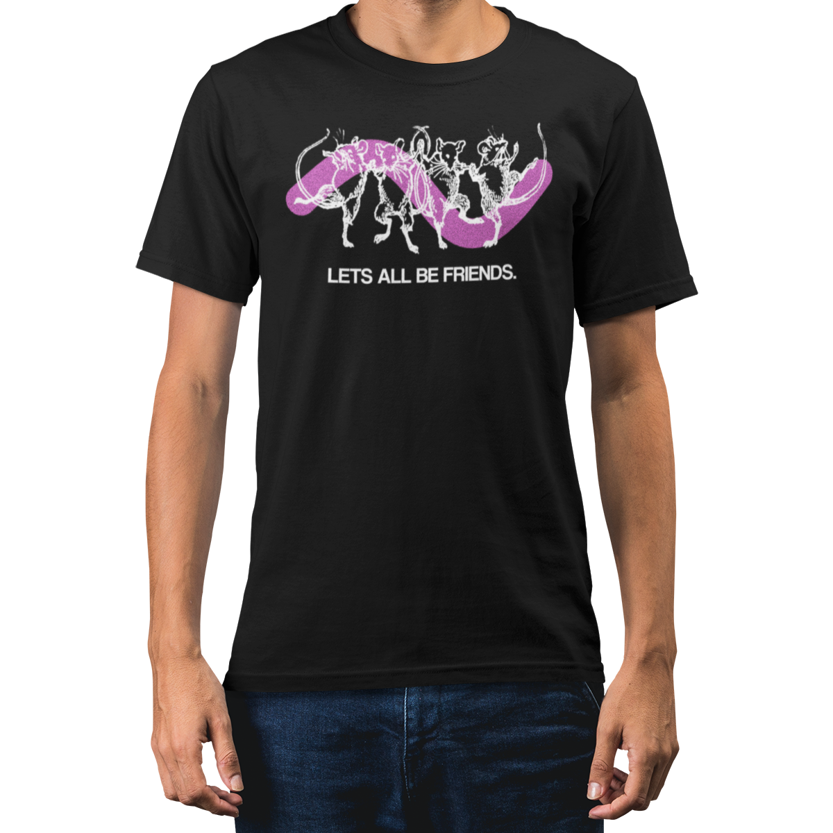 Let's All Be Friends Tee